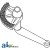 9N3527 - Steering Sector Gear (LH) 	