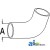 A60169 - Radiator Hose, Upper 	