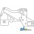 AF2792R - Support, Draft Link (RH) 	