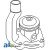 AF2368R - Water Pump w/ Pulley	