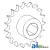 AH130572 - Sprocket Assy, Lower Tailings Auger 	