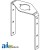 AH135439 - Support, Grain Tank Upper Auger 	