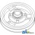 AH139936 - Pulley, Header Electromagnetic Clutch 	