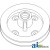 Ah173040 - Pulley, Slip Clutch; Tailing Elevator