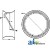C5NN1050H - Rim, Power Adjust Wheel 11 X 28 4 Rail