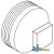 C5NN1130A - Hub Cap 	
