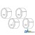 CBS301 - Bearing Set, Camshaft (set of 4) 	