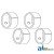 CBS301 - Bearing Set, Camshaft (set of 4) 	