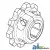 H118583-S - Sprocket, Split Feederhouse 	