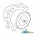 H159616 - Sprocket, Feeder House Center, Upper 	