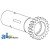 H166216 - Gear, Input w/ Lube Slots, Reverser Gearbox 	