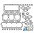 OGS175 - Gasket Set, Overhaul with Seals 	