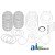 PSK180 - Powershift Clutch Kit C1, C2 & Rear PTO 	