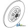 1865836M91 - PTO Disc: 9.875", organic, rigid, incl w/ pressure p