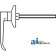 1884003M91 - L Handle (Non-Locking) 	