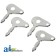 20A829 - IGNITION KEY (4 Pack) 	