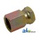 43D52 - Straight Female Npt Swivel X Female Npt Adapter