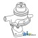79003710 - Pump, Water w/ Single Pulley	