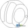886429M1 - Bushing, Link Ball, Cat Ii