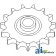 AE27909 - Idler Sprocket; 15 Teeth / 60 Chain 	