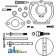 IHCK04 - Carburetor Kit, Complete (IH) "Viton" 	