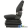 MSG85721F - Seat, Mechanical Suspension, Blk/Gray Matrix Cloth